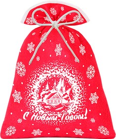 Мешочек (фетр) красный