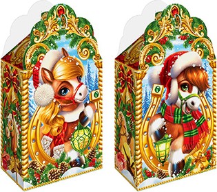 Фигурная Новогодняя подкова