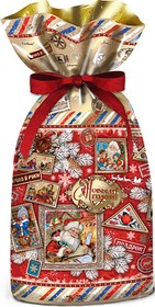 Почта Деда Мороза с атласной лентой