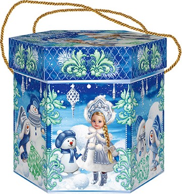Шестигранник Краски зимы в зеленом 1500г