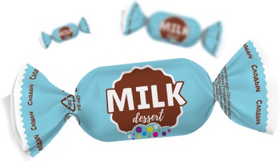 Молочный десерт с шок. нач.