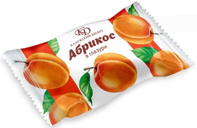Абрикос в глазури