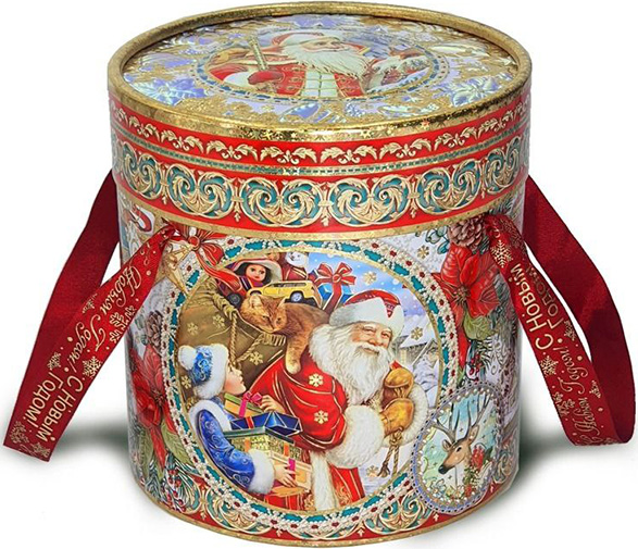 Туба Новогодняя Майолика 1200г