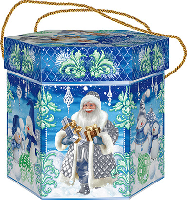 Шестигранник Краски зимы в зеленом 1500г