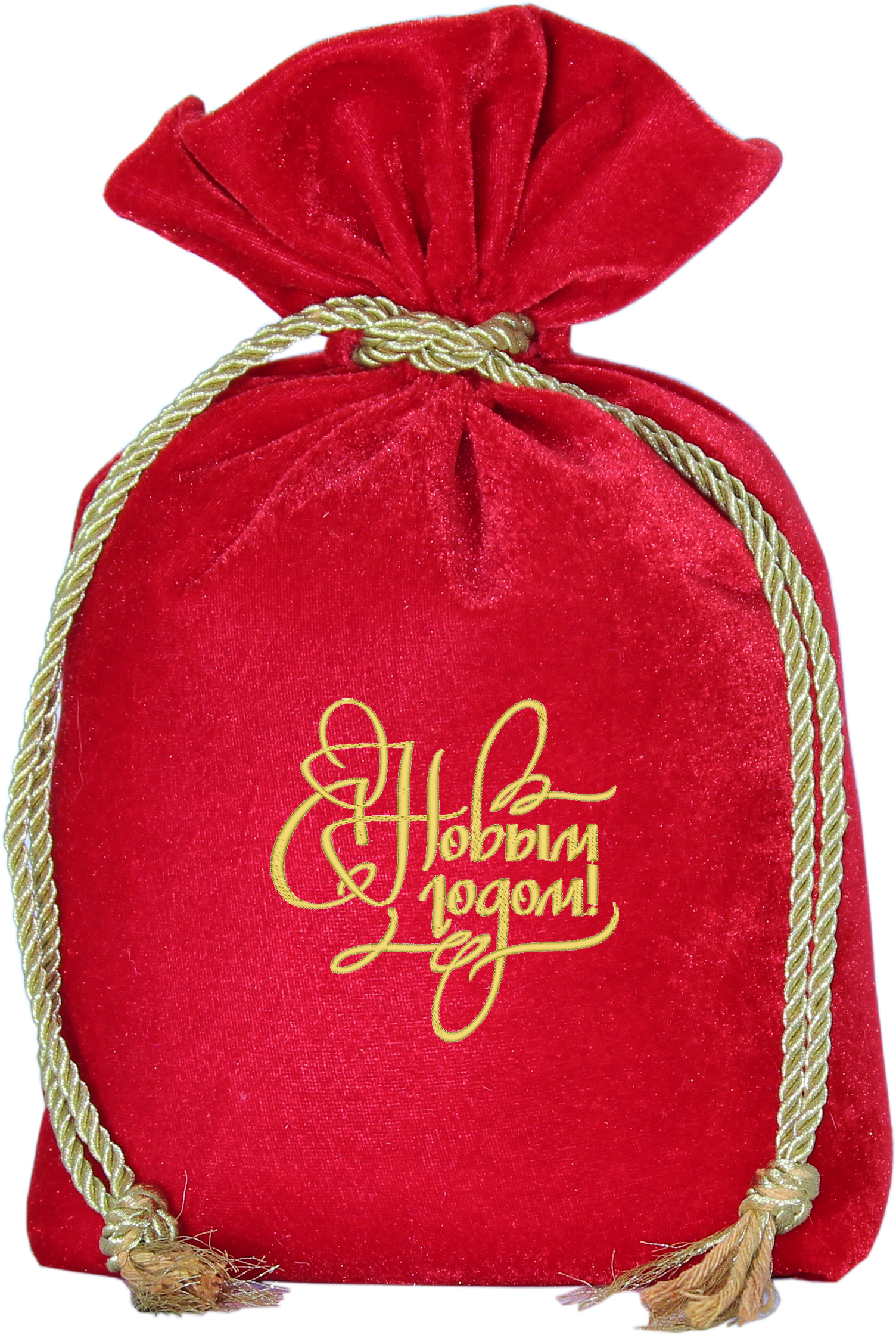 Мешочек бархатный Красный УТ0503 1000г